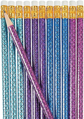 Fun Express - Lápiz Sirena - Papelería - Lápices - Lápices - Impreso - 24 Piezas