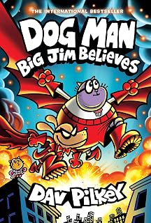 Dog Man #14: Big Jim Believes Graphic Novel by Dav Pilkey - Hilarious Heroic Adventure for Kids
