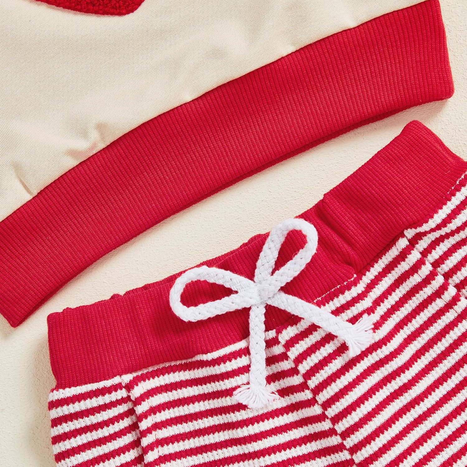 FYBITBO Baby Boy Girl Valentines Outfit Lover Boy Sweatshirt Shirt Sweater Red Heart Pants Toddler Valentines Clothes - Image 4