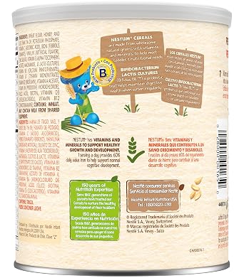 Nestle Nestum Infant Cereal, Wheat and Honey, 10.6 Ounce (Pack of 3)