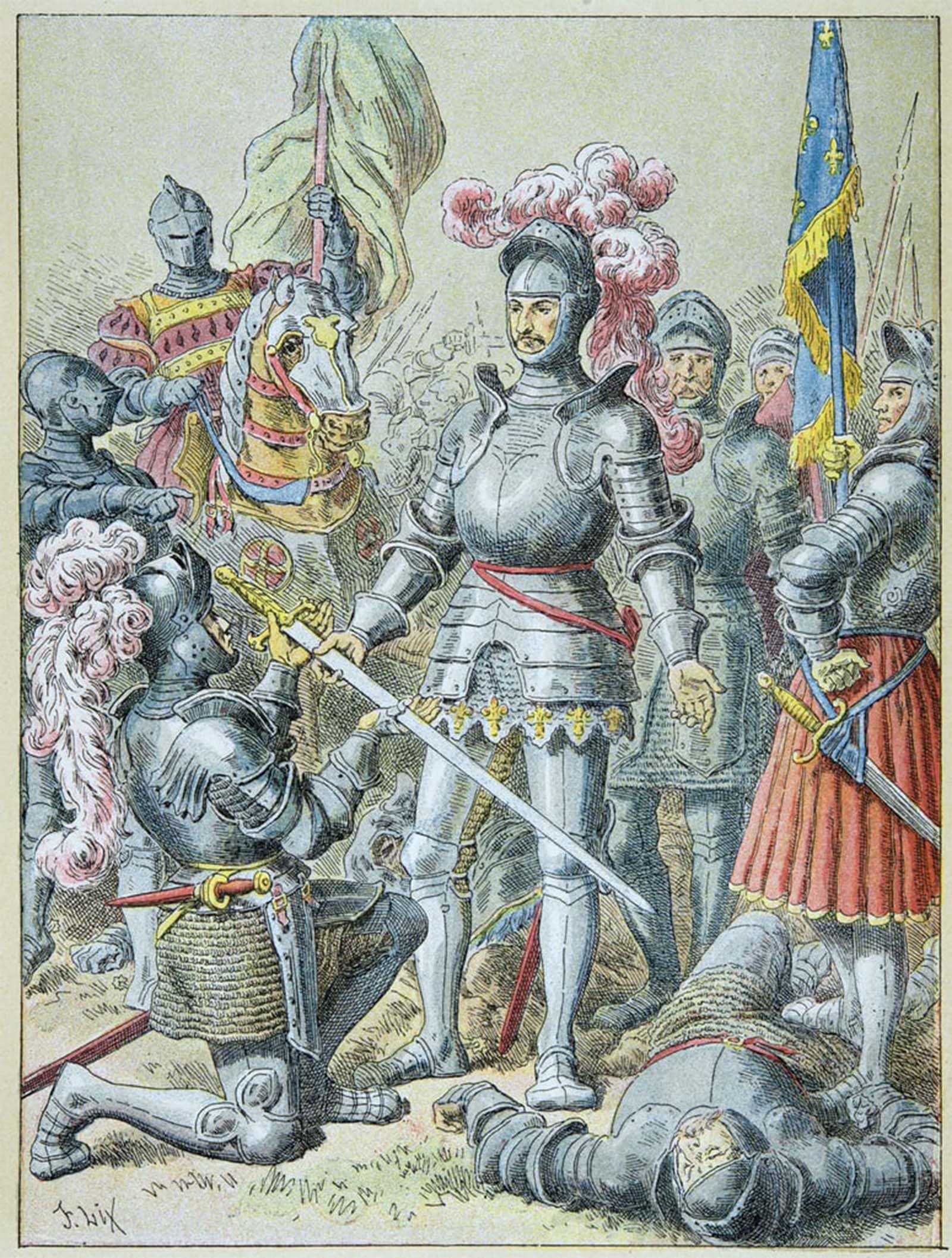 Posteriik No Frame Famous Print Pop Art Wall Art Graffiti Battle Of Pavia By Frederic Theodore Lix Art Prints For Home Decor 60X90cm