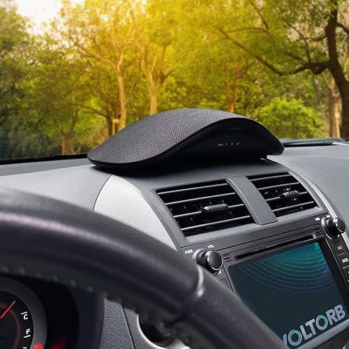 Miniatura 4 de VOLTORB Purificador de aire para automóvil con sistema de filtración HEPA, filtro activado de carbón reemplazable, purificadores de aire de cabina