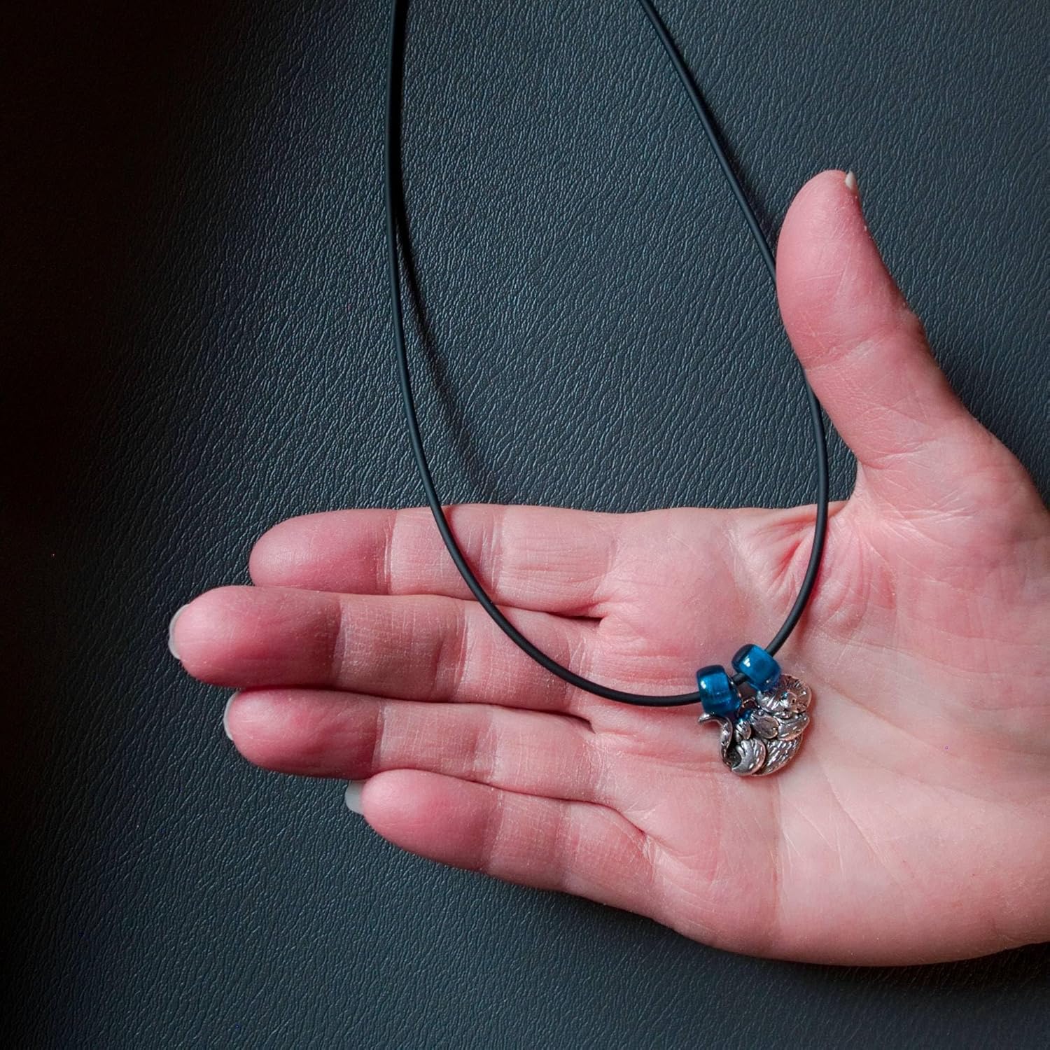 Pewter Sea Otter Necklace - Handcrafted in the USA - Otter Gifts for Women