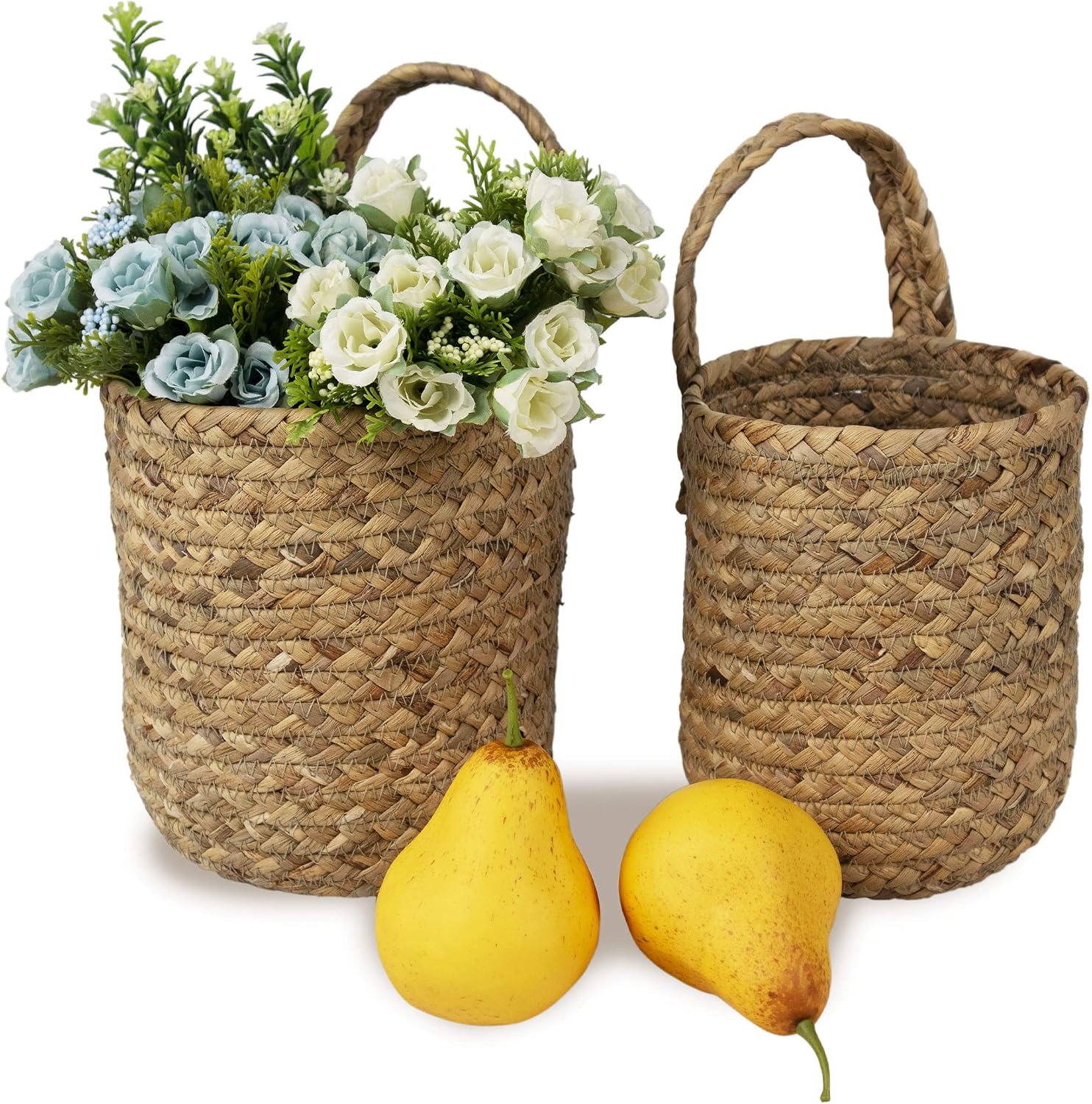 Cestini di frutta appesi per la cucina, 3 pezzi di cestini da parete