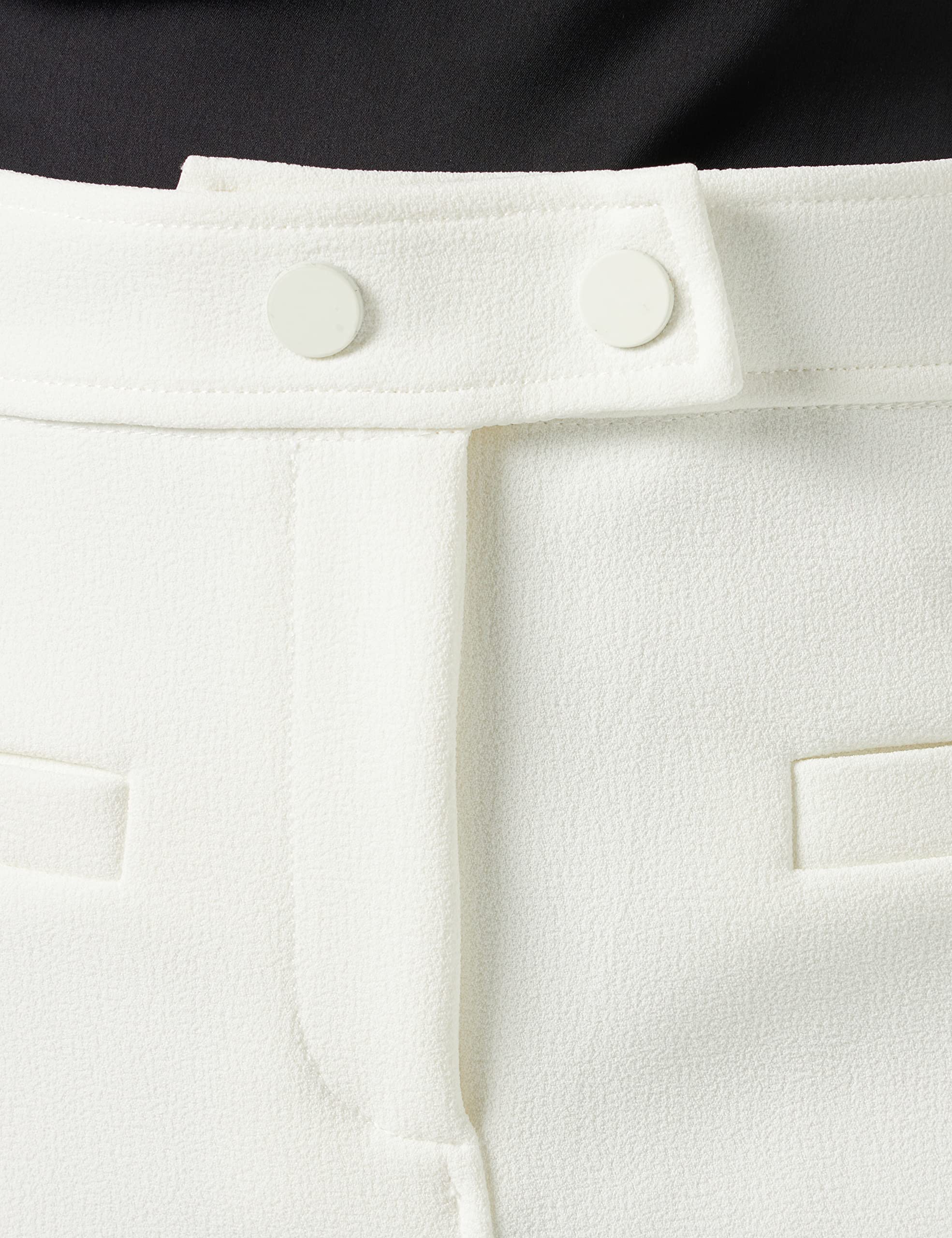 Morgan Jupe trapèze Taille Haute Blanc