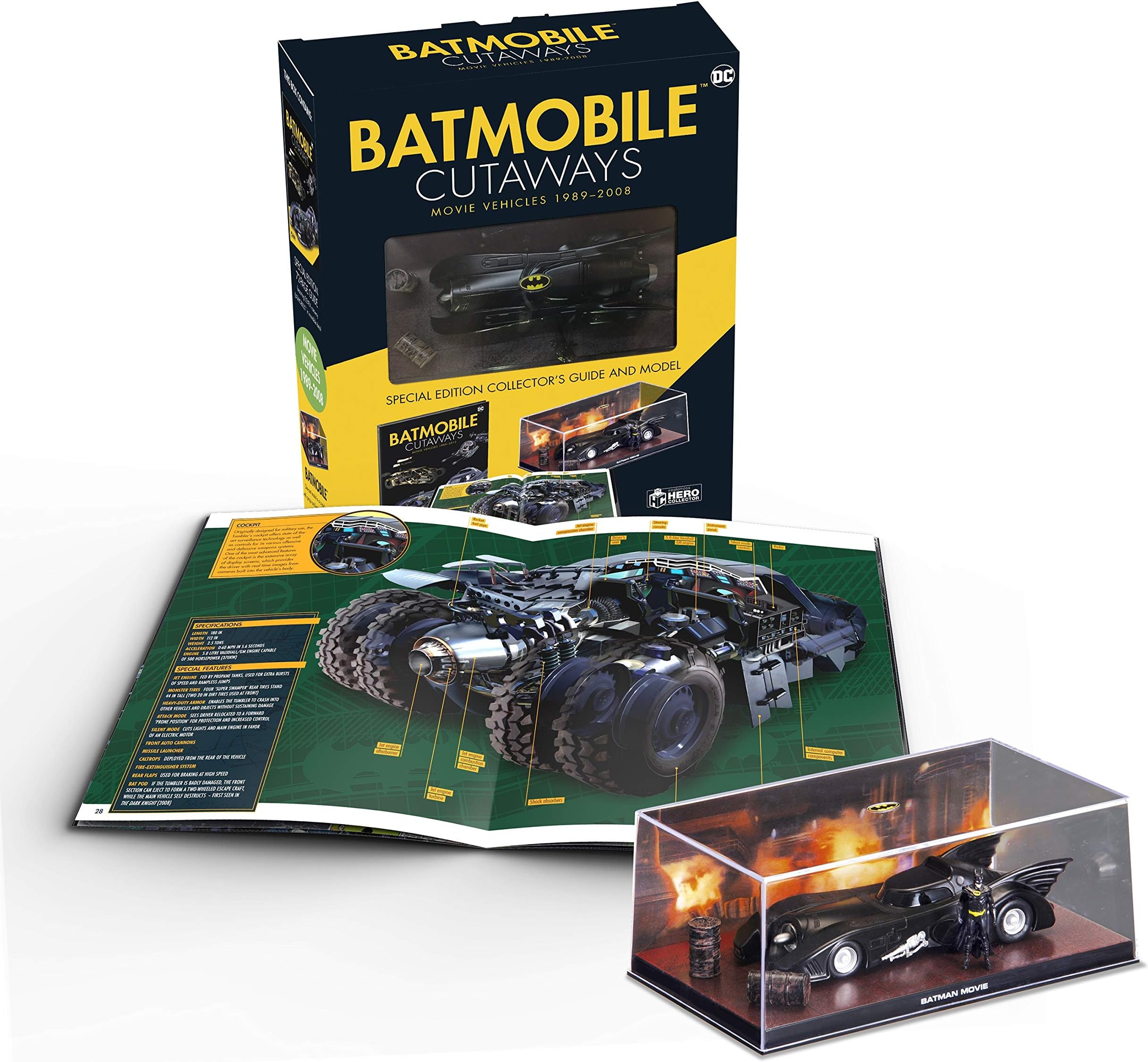 Batmobile Cutaways: The Movie Vehicles 1989-2012 Plus Collectible