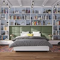 Vista 137 de Jaxx Panelist - Cabecero acolchado moderno, juego de 4 paneles para montar en la pared (cada uno de 11.25 x 38 pulgadas), tamaño King