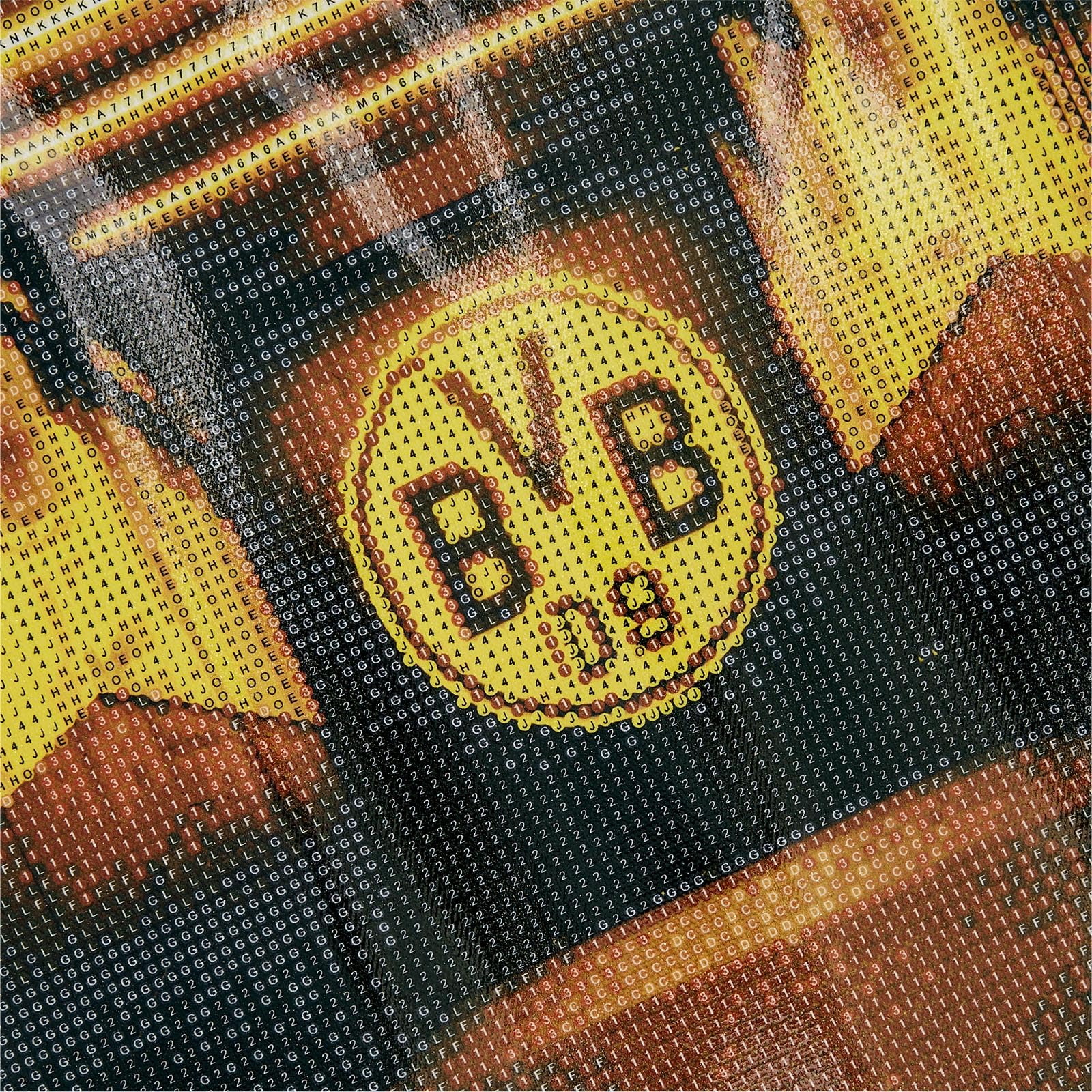 BVB Diamand Painting, Stadiontunnel, schwarzgelb, 40x50 cm, Signal Iduna Park, Stickerei, Malerei