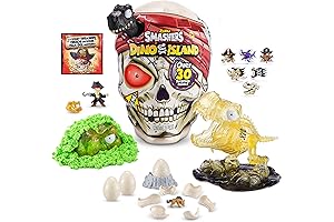 ZURU Smashers Dino Island Mega T-Rex Skull with 30+ Surprises and Mini Dino Eggs