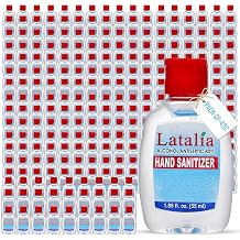 Latalia Mini Hand Sanitizer Travel Size Pack of 432 | 1.85 fl oz with 80% Alcohol Small Hand Sanitizer Bulk For Non-Sticky, Unscented, Gentle & Fresh Hands Anytime