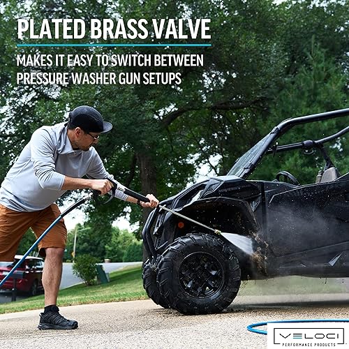 Miniatura 4 de MTM Hydro Válvula de bola plateada latón italiano original DN10 para lavado a presión, lavado suave y aplicaciones industriales