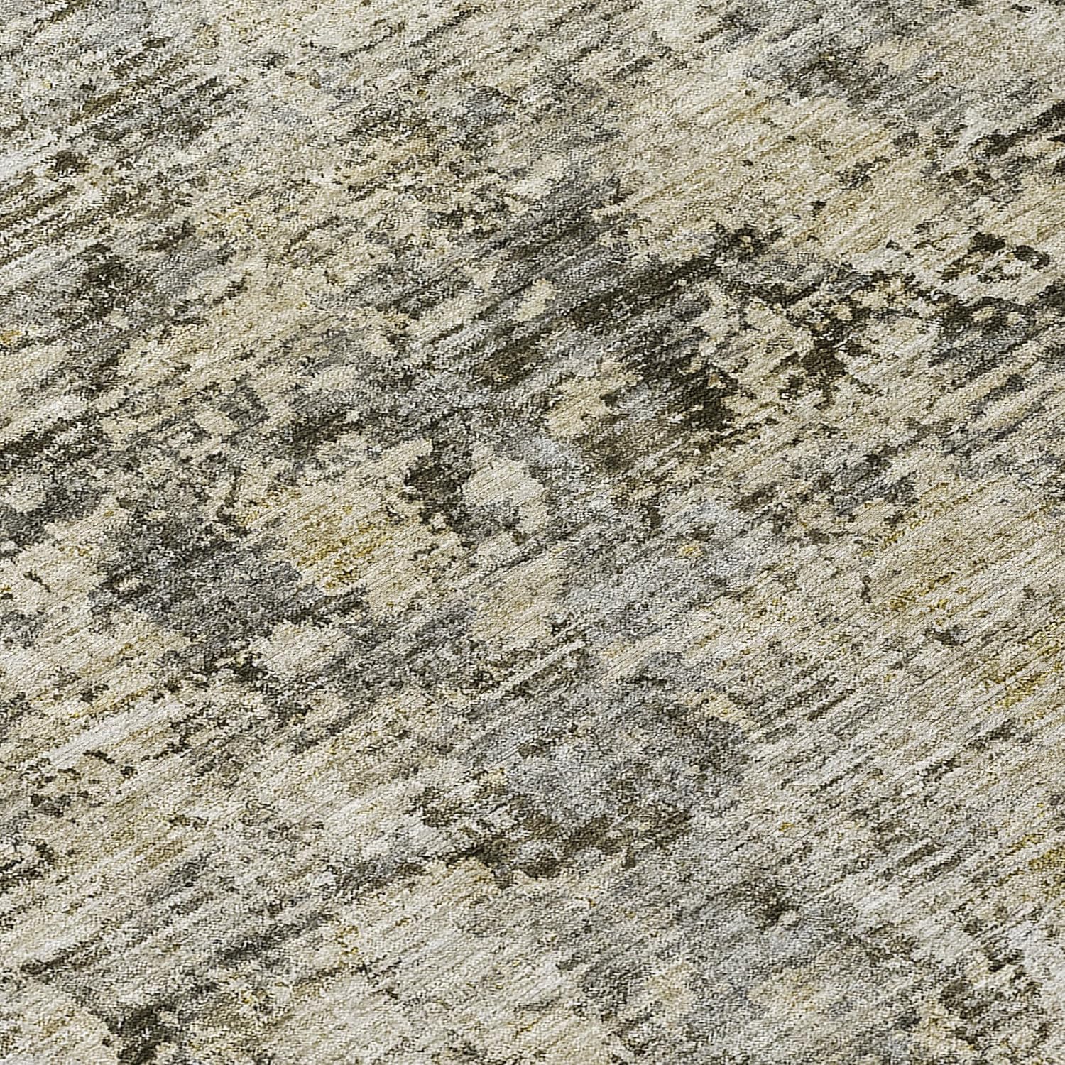 Addison Rugs Chantille ACN644 Taupe 3' x 5' Indoor Outdoor Area Rug, Easy Clean, Machine Washable, Non Shedding, Bedroom, Living Room, Dining Room, Kitchen, Patio Rug