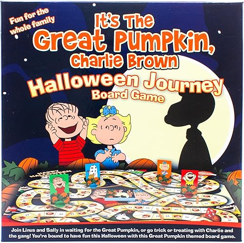 Miniatura 9 de AQUARIUS Juego de mesa Peanuts Great Pumpkin – Juego de mesa con temática de cacahuetes – Divertido regalo familiar de vacaciones para niños y