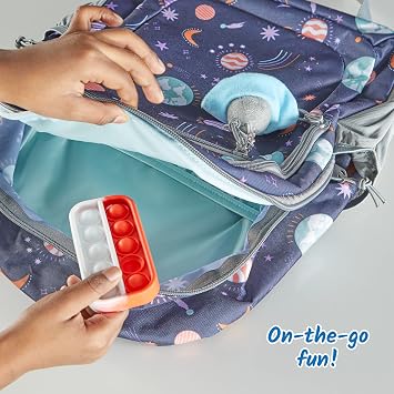 Learning Resources Ten Frame Sensory Bubble Poppers, Ten Frame for Math, Push Pop Fidget Toy, Fine Motor Skills Toys, Pop for Counting, Focus Tools for Kids, Quiet Fidgets for Classroom (Set of 6)