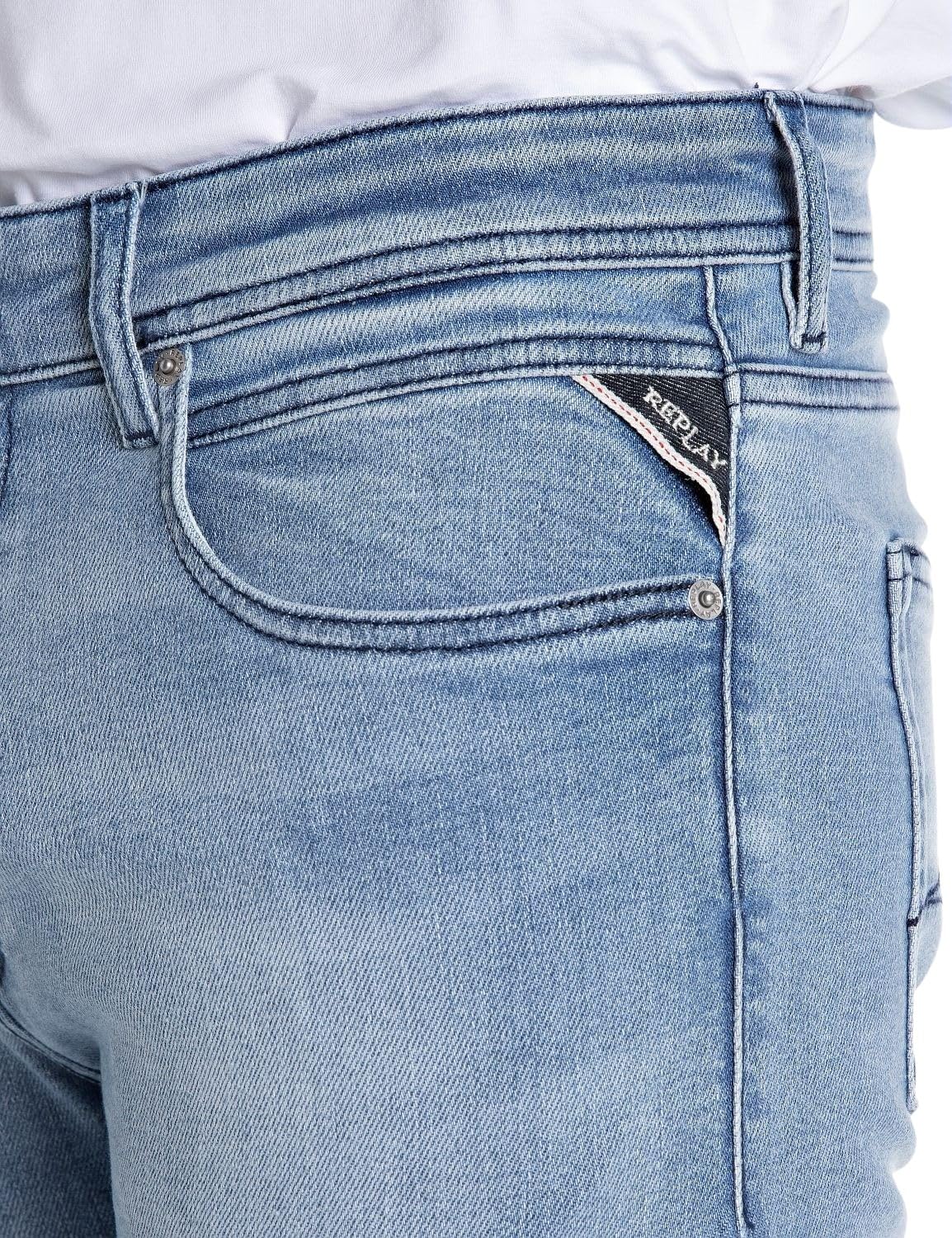 Replay Herren Jeans Grover Straight-Fit mit Comfort Stretch