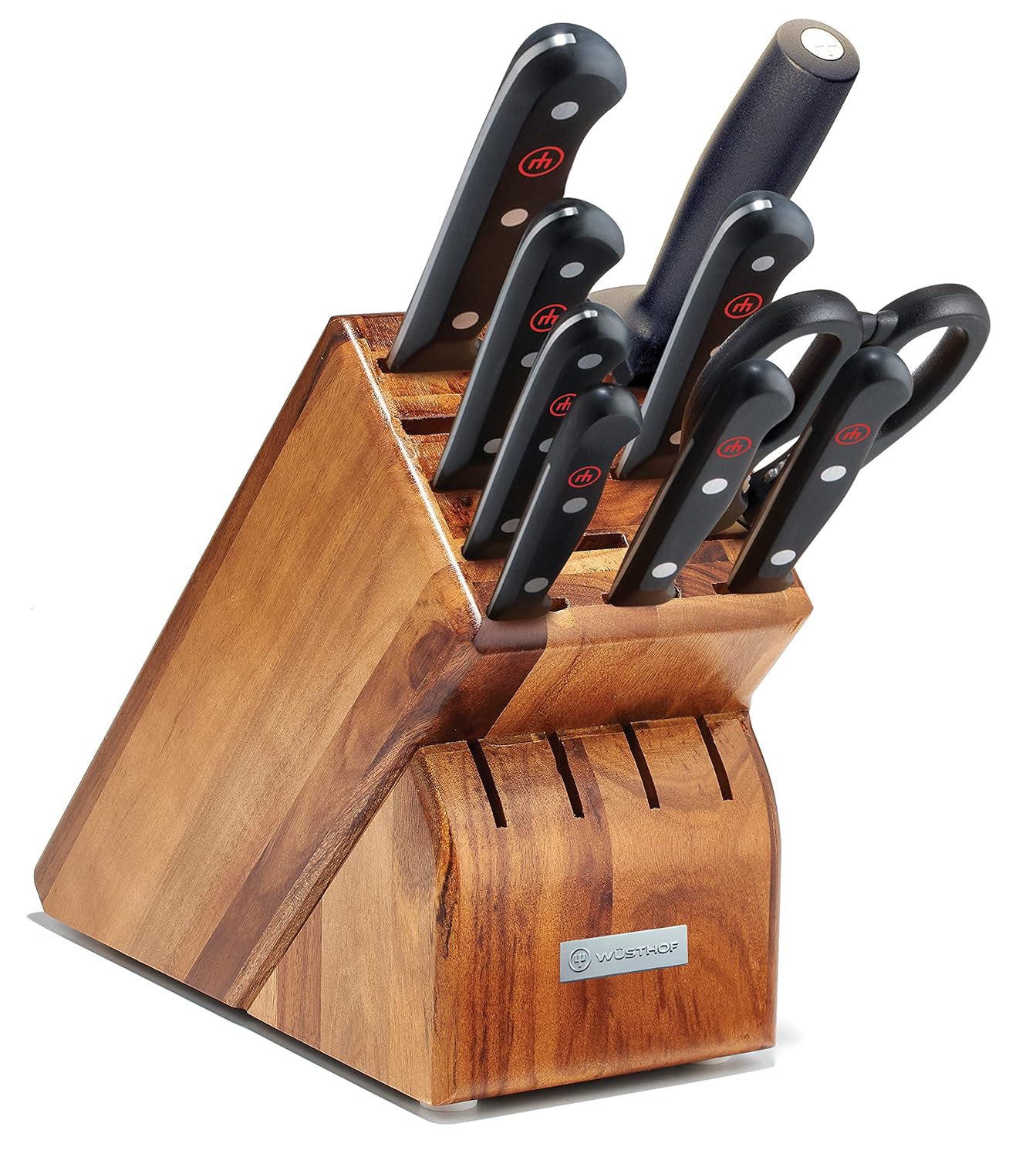 W STHOF Gourmet 10-Piece Knife Block Set