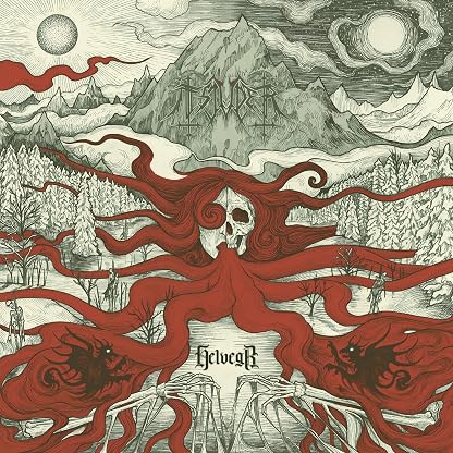 Helvegr - Special Cut Gatefold Crystal Clear Vinyl por Tsjuder — capa do álbum