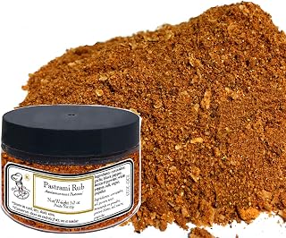 Pastrami Rub - Jar (Holds 3.0 oz [ 85 Grams ] of Seasoning Rub) - Kosher - Gluten Free - Born and Made in New York