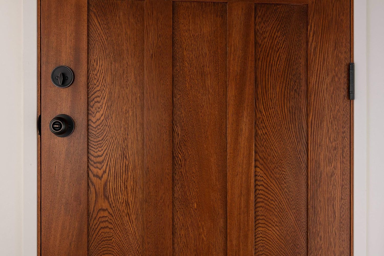 Hyper Tough Keyed Entry Doorknob and Deadbolt packaging showing components