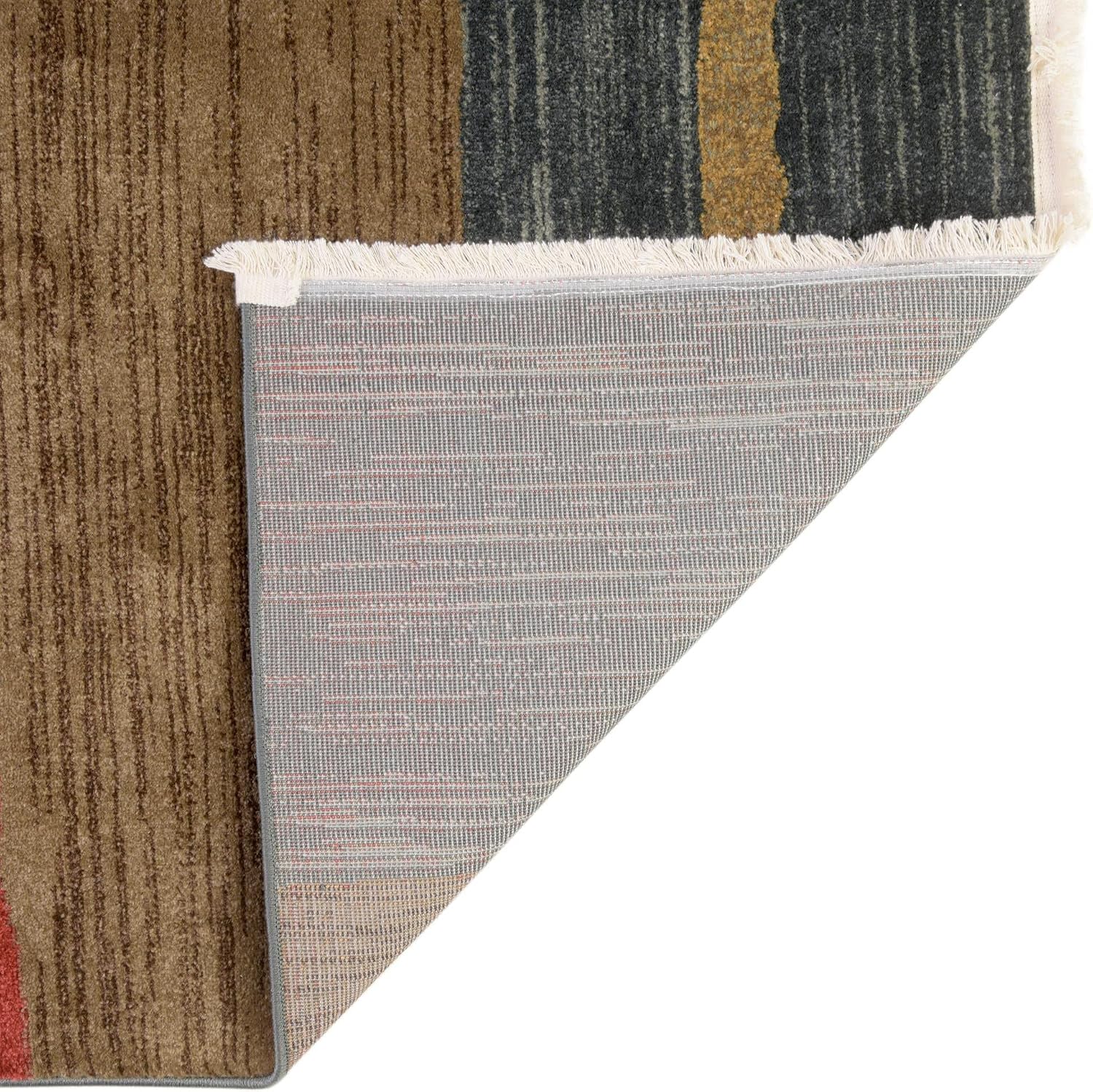Rugs.com Kashkuli Gabbeh Collection Rug – 2' 7 x 20' Runner Blue Medium Rug Perfect for Hallways, Entryways