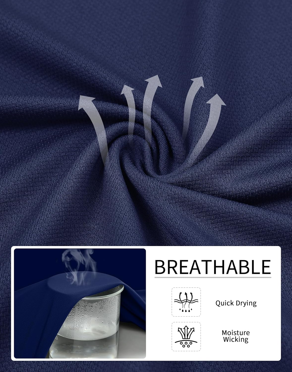 Pioneer Camp Men's Long Sleeve Quick Dry Shirts Athletic T-Shirt Lightweight Breathable Workout Hiking Running Sports Tops - Image 4