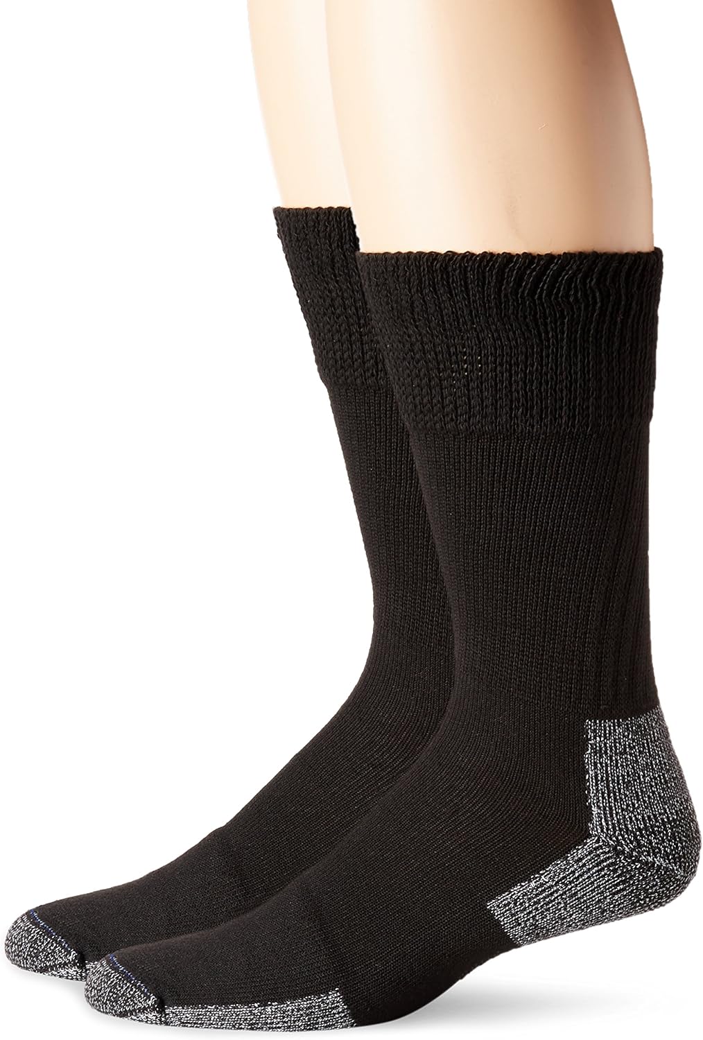 Dr. Scholl's mens Premium Diabetic and Circulatory Crew Casual Sock, New Black, Shoe Size 7-12 US: Clothing