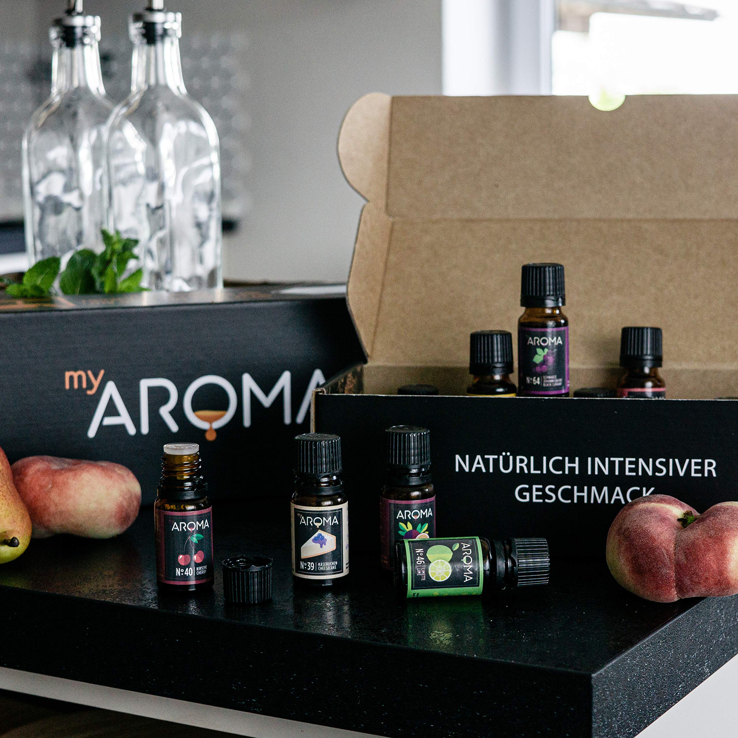 myAROMA | No. 73 (Tonic Water, 500 ml) | Rein natürliches Aroma | Geschmackstropfen zum Kochen, Backen & Mixen | Zuckerfrei & Fettfrei