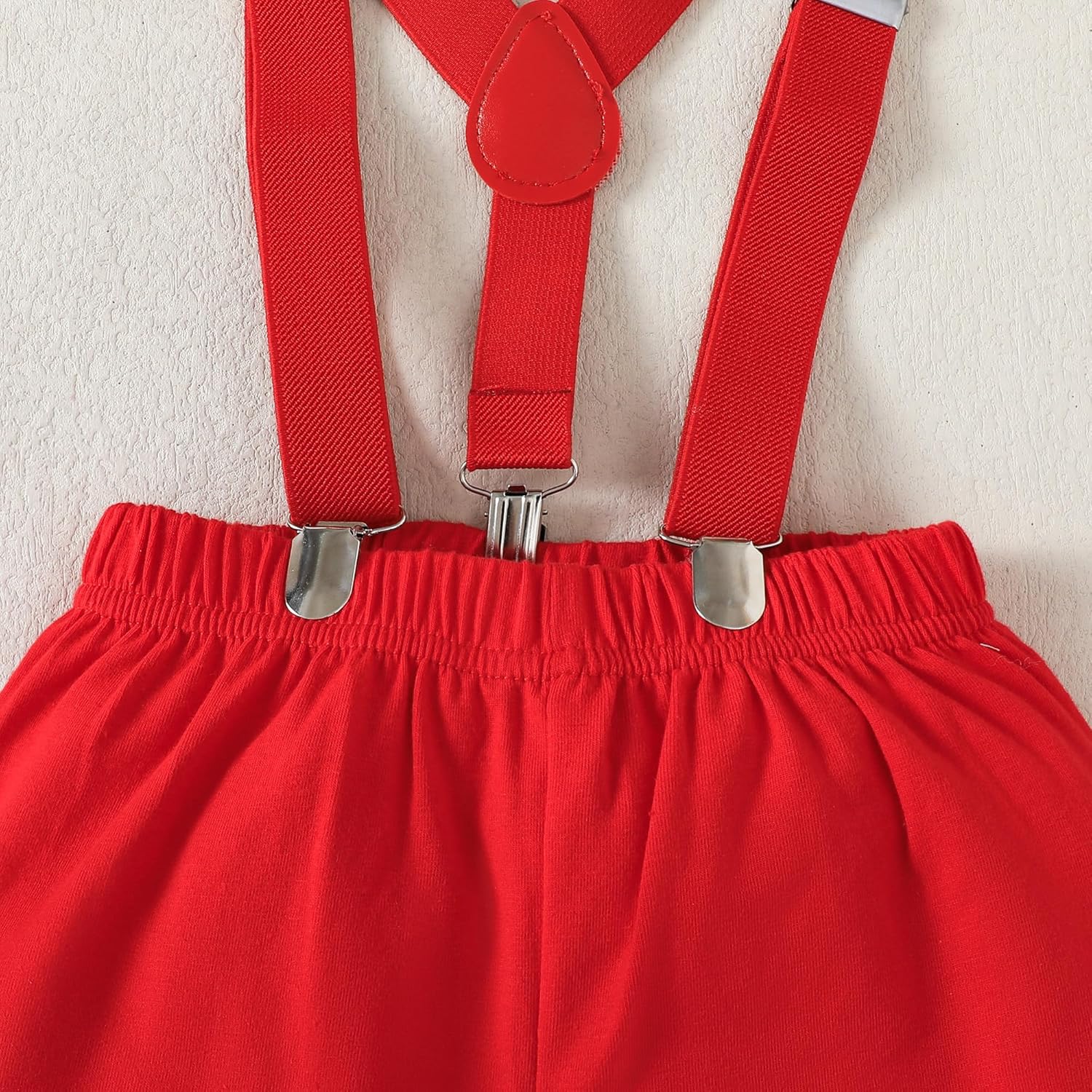 Baby Boy Funny 1/2st Birthday Clothes Infant Clothes Bow Tie Themed Romper Pants Set Suspenders - Image 5