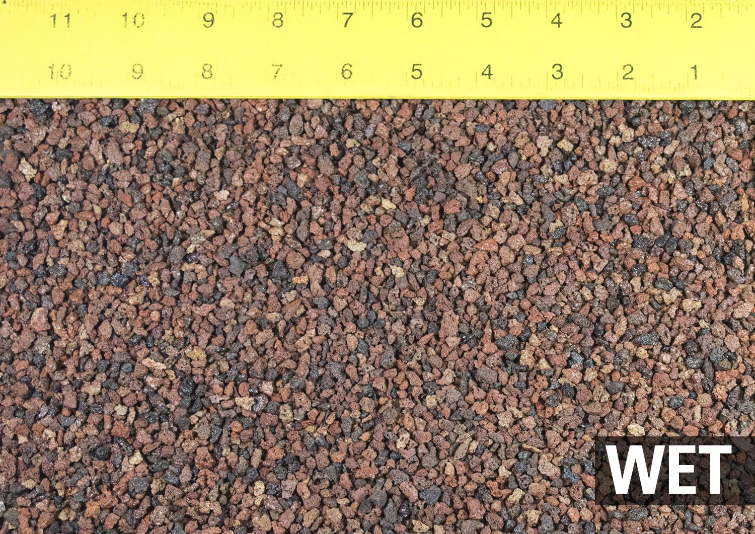2 Gal. 1/8" - 3/16" Pre Mix Horticultural Red/Black Lava for Cactus & Succulent, Bonsai Tree Soil Mix - Small Grain (2GAL BK/RED S)