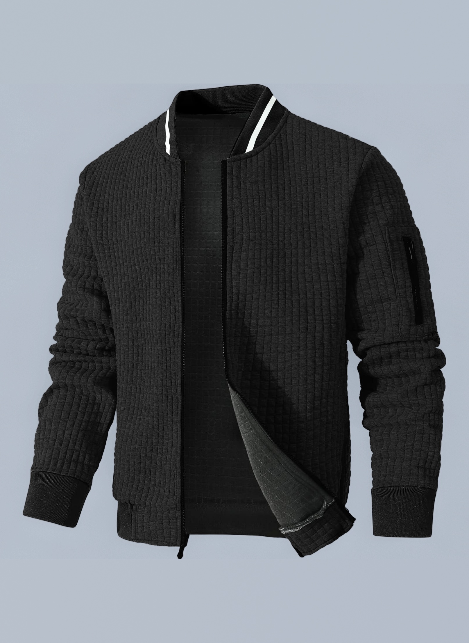 Mens Lightweight Jacket Casual Bomber Jacket Varsity Coat