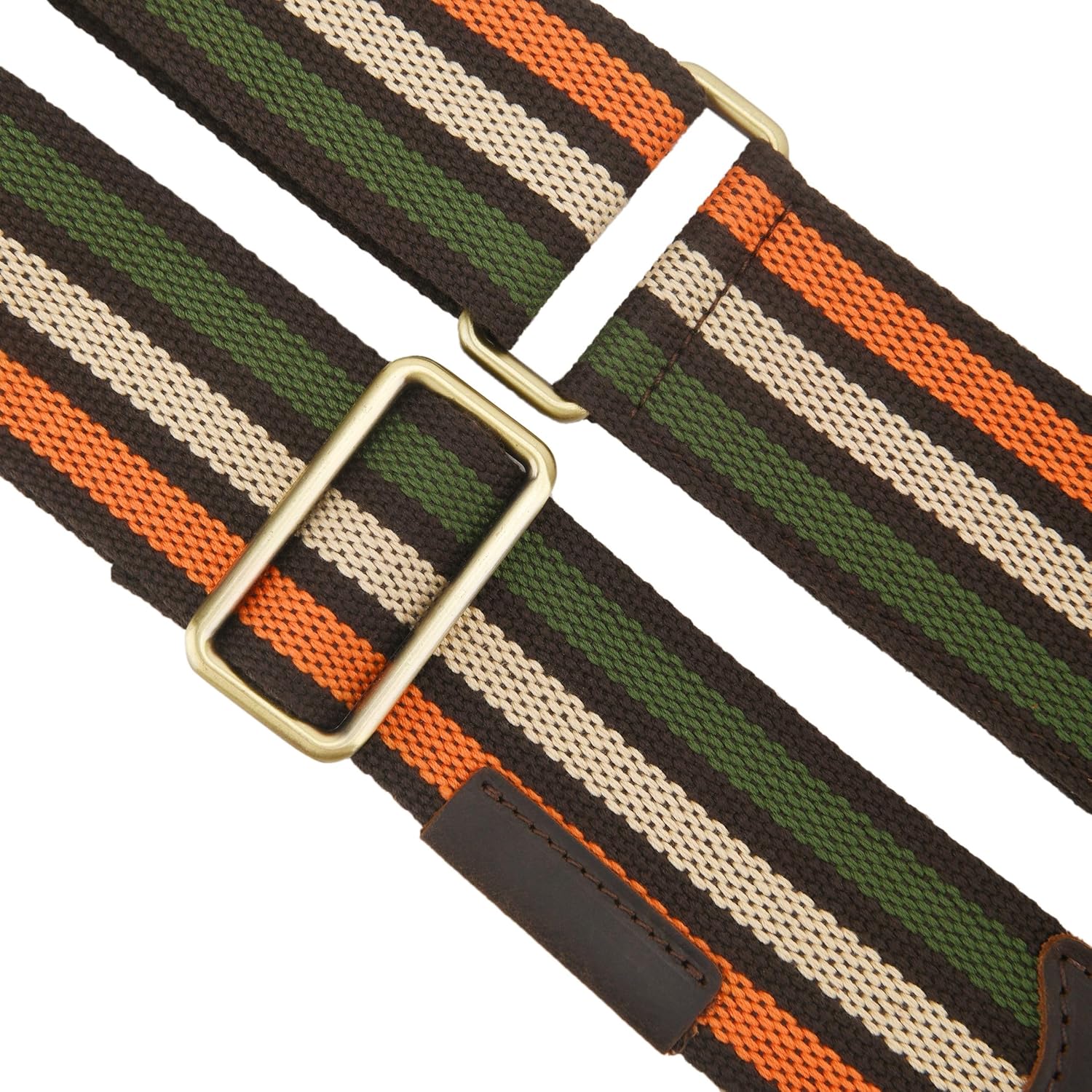 WAYNE'S DOG Cotton Leather Ammo Holder Rifle Sling Adjustable Hunting Gun Strap with Swivels