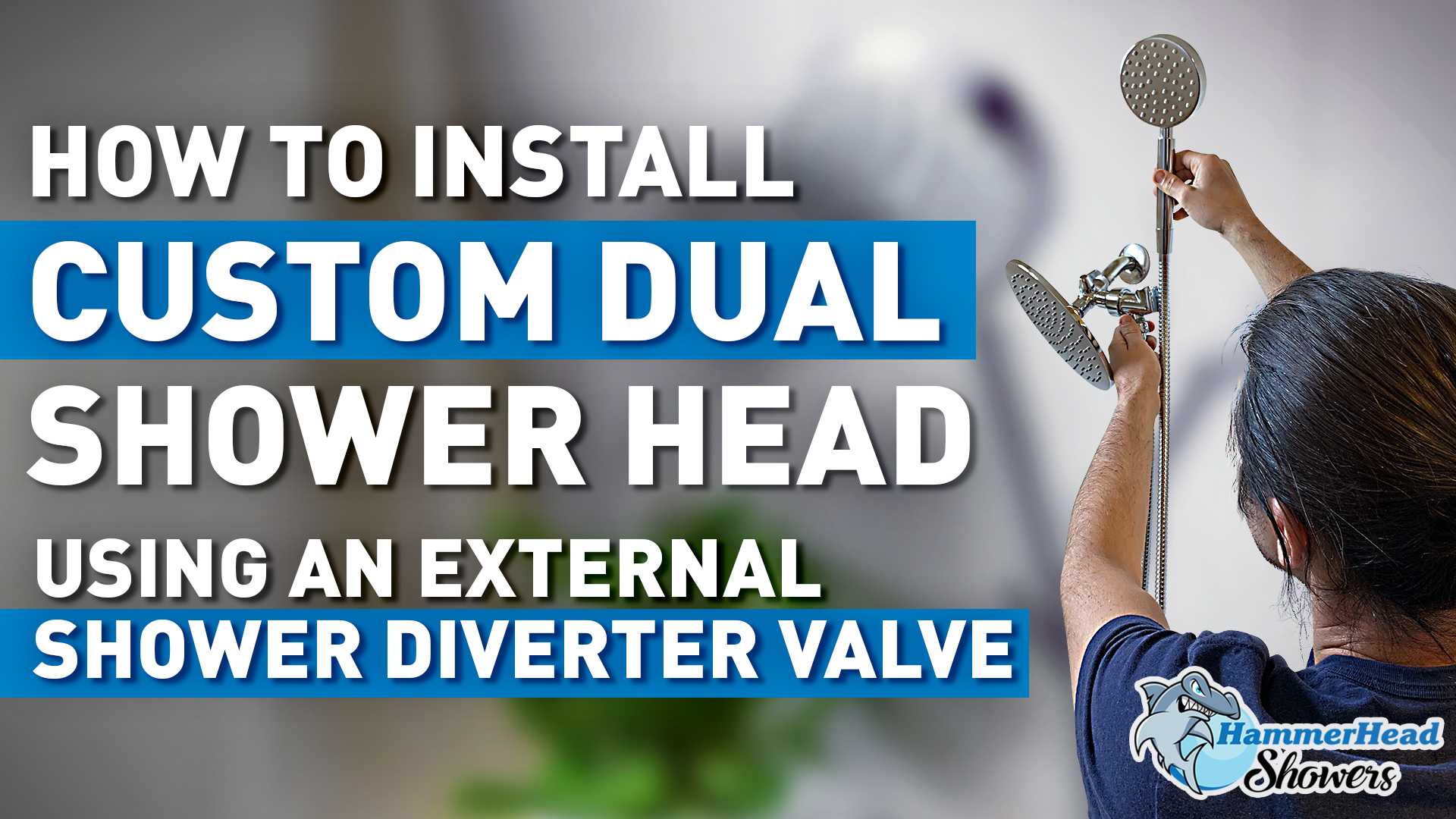 Watch How to Install a Dual Shower Head by HammerHead Showers on Amazon ...
