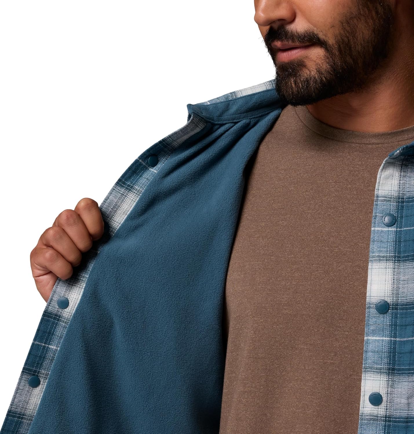 Columbia Mens Cornell Woods Fleece Lined Shirt Jacket