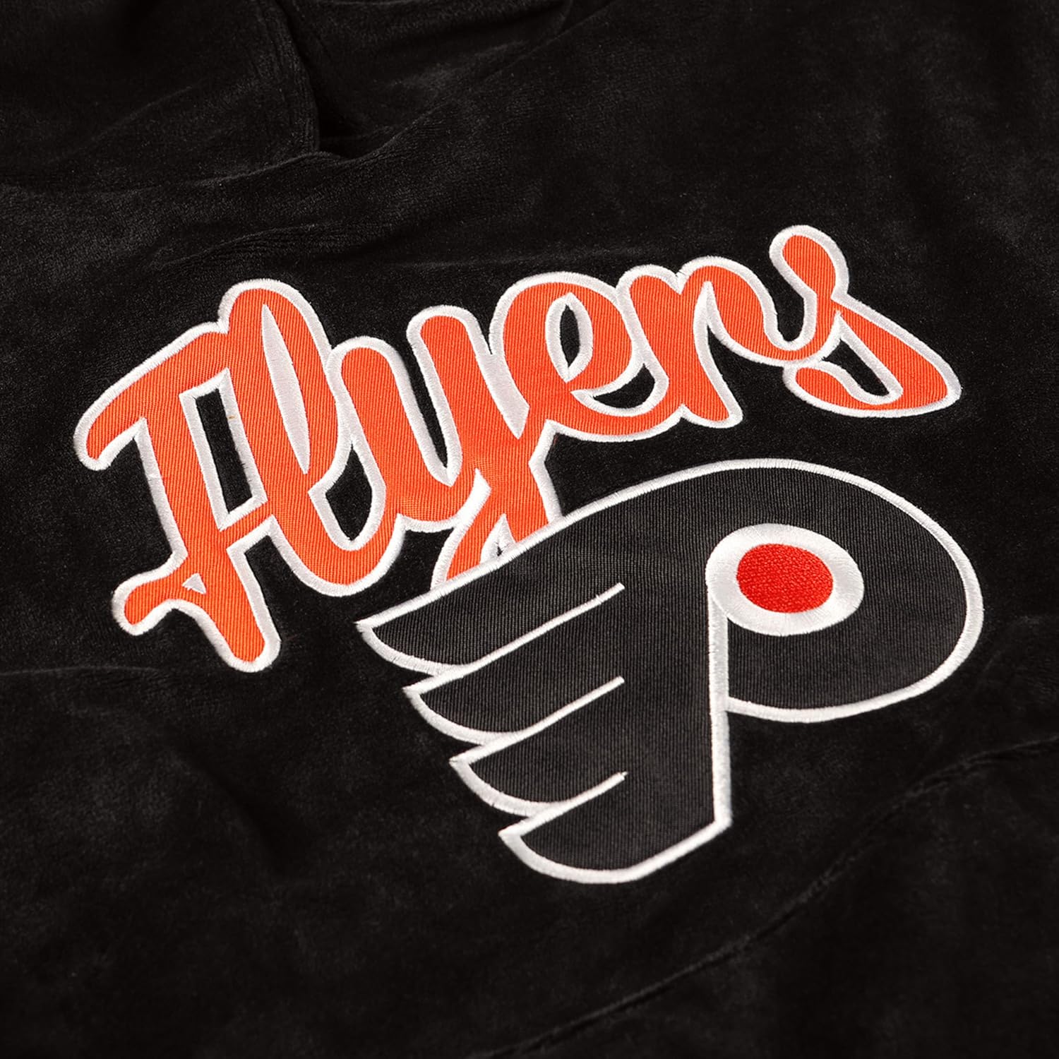 FOCO NHL womens Nhl Team Logo Fashion Velour Hooded Sweatshirt - Image 4