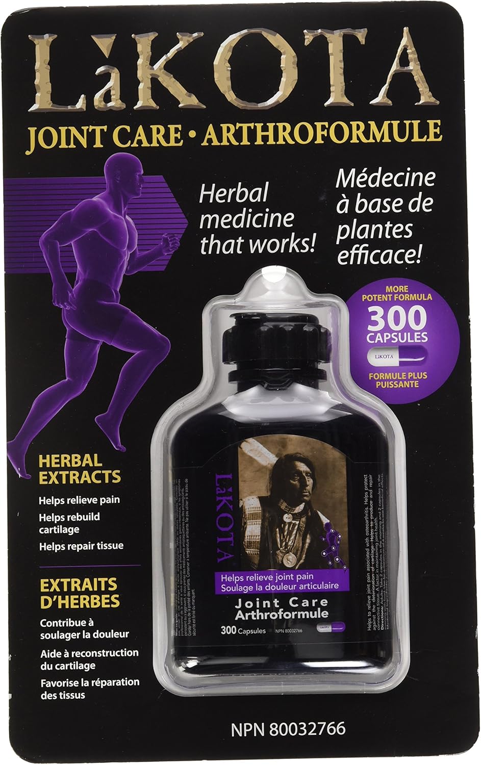 Lakota Joint Care Formula (300 Capsules), 300 Count Amazon.ca Health