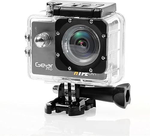 Miniatura 2 de Gear Pro GDV485SL.01 4K 30fps Ultra HD Cámara de acción deportiva impermeable con conectividad inalámbrica Wi-Fi a teléfono inteligente, funda