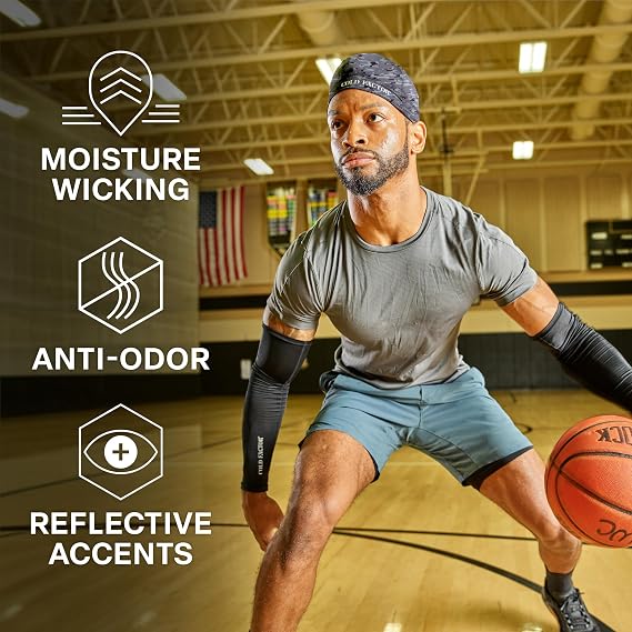 COLD FACTOR Instant Cooling Skull Cap 2 Pack | UPF 50+ | Chemical-Free Evaporative Cooling | Lasts 2+ Hours