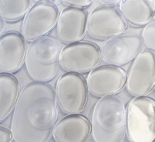 Miniatura 3 de Splash Home Rocks - Tapete para bañera antideslizante, extra largo con 167 ventosas, tapete de baño para bañera, 36 pulgadas de largo x 17 pulgadas