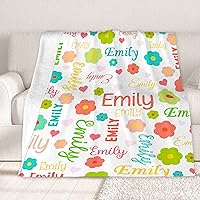 Vista 124 de Custom Name Blanket Throw Personalized Blanket for Kid with Names Customized Blanket with Name for Baby,Custom Blanket,Gift for Birthday Letter