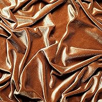 Vista 2 de Ice Fabrics Tela de Terciopelo Elástico por Yarda - 60" de Ancho Tela Suave y Elástica para Coser Ropa, Prendas, Disfraces, Manualidades - 90%
