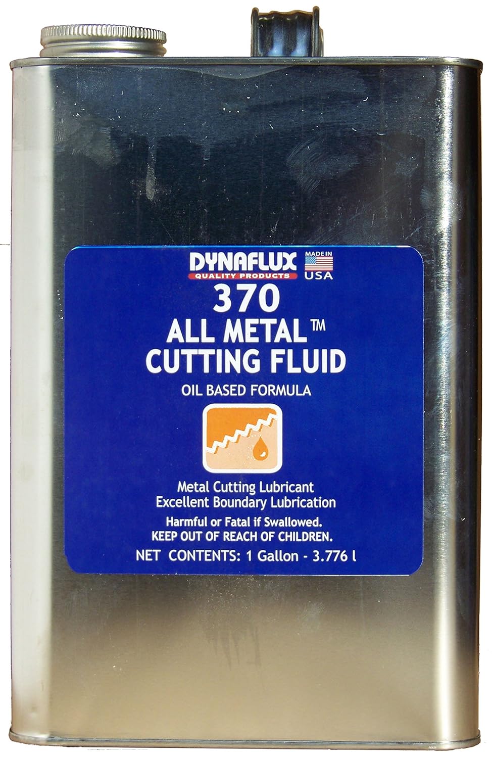 370-4X1 All Metal Cutting Fluid/Coolant, Non-Flammable, 1 Gallon Bottle (Case of 4)