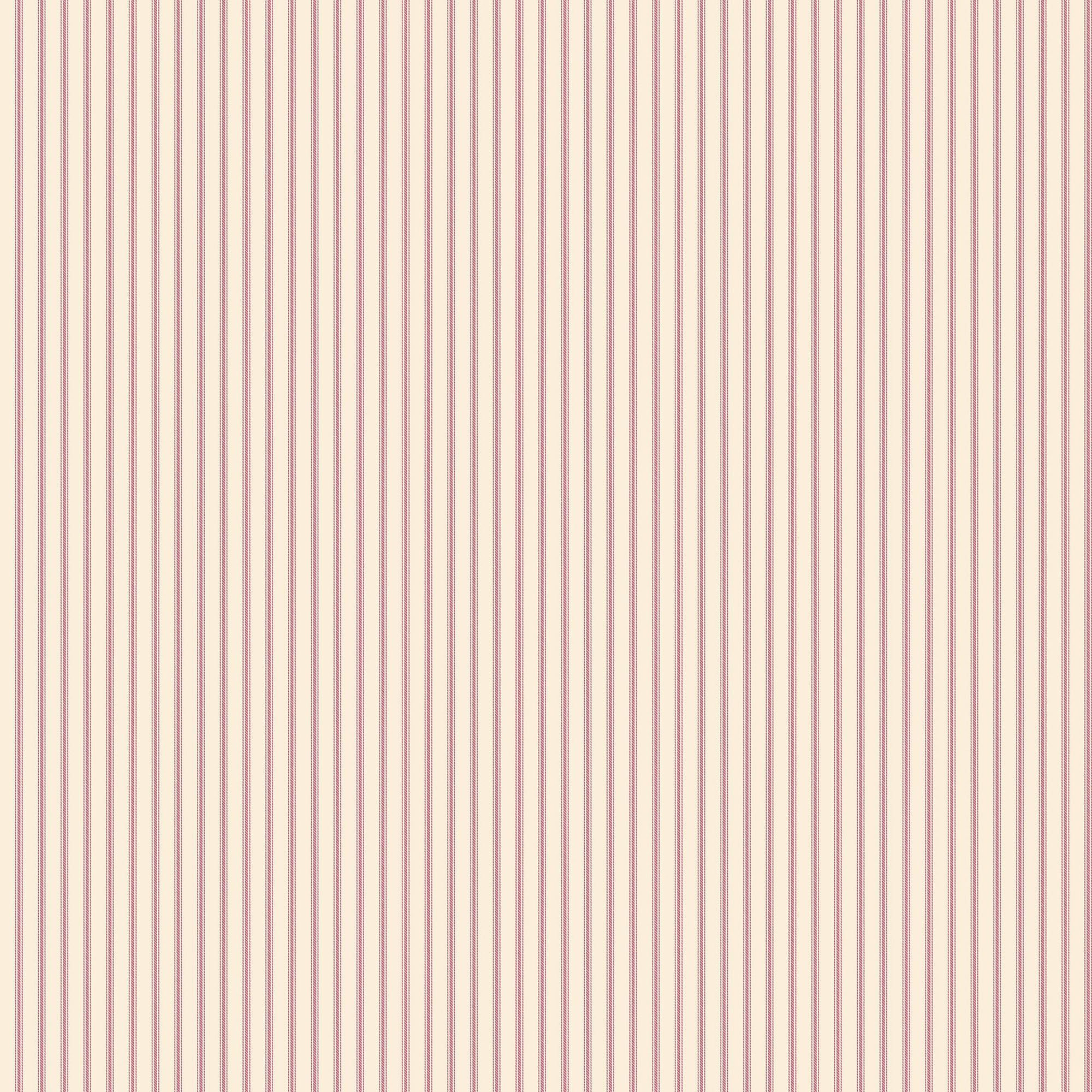 Galerie Pretty Prints Red Ticking Stripe Wallpaper Roll