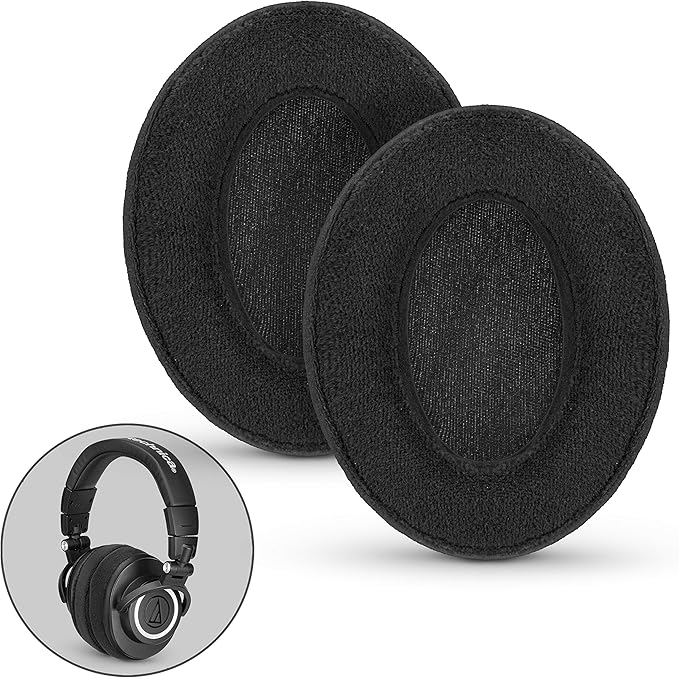 Brainwavz Velor Replacements Ear Pads for ATHM50X, SHURE