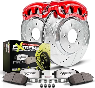 PowerStop Performance Brake Pad Rotor Caliper Kit Front KC4535-26
