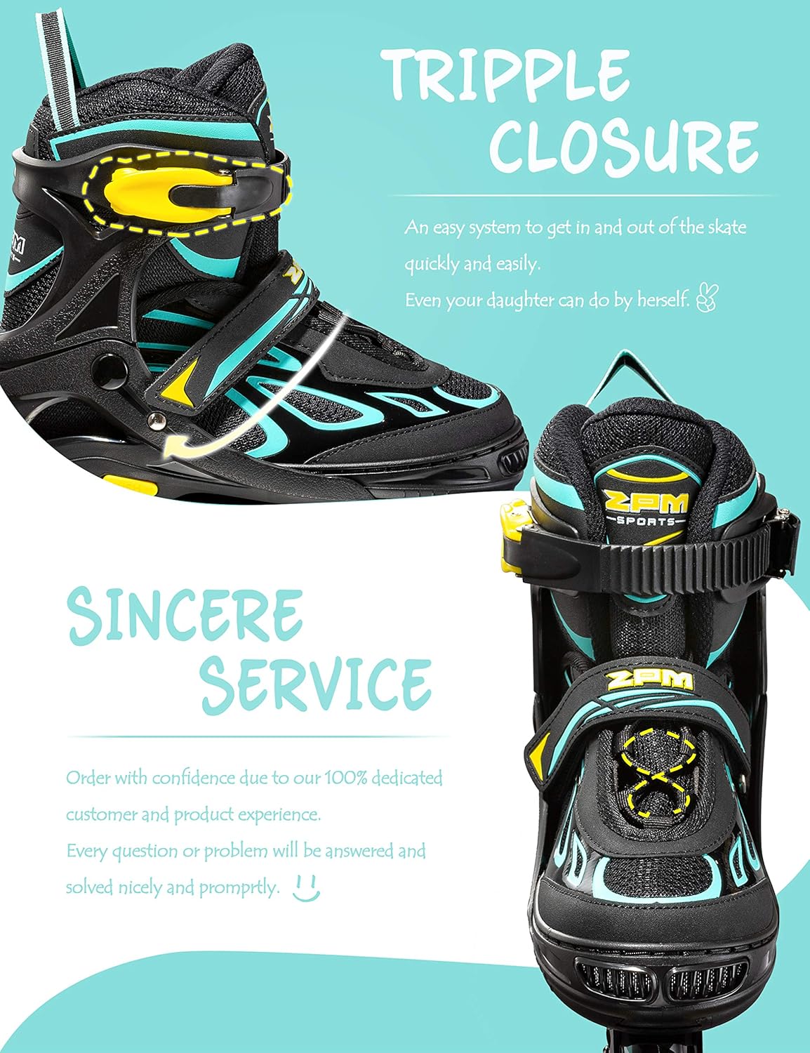 2PM SPORTS Vinal Girls Adjustable Inline Skates with Light up Wheels Beginner Skates Fun Illuminating Roller Skates for Kids Boys and Ladies… : Sports & Outdoors