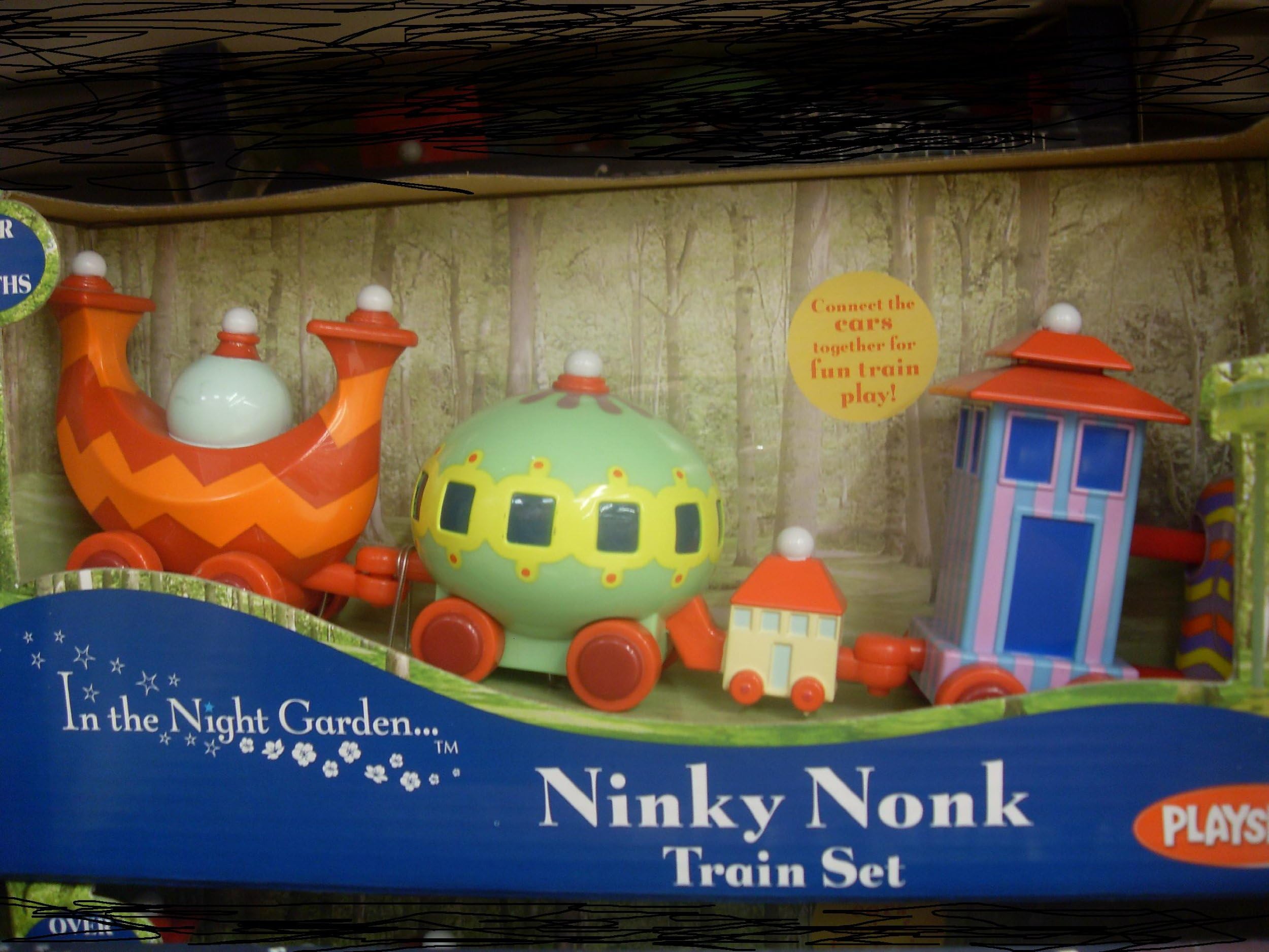 In the night garden, Ninky Nonk push along mini train set