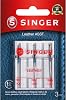 SINGER 2087 Leather Machine Needles, 3-Count