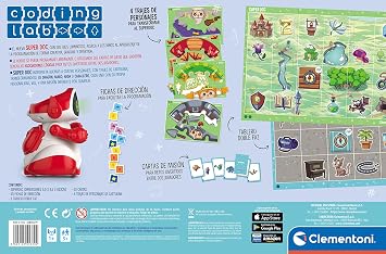 Clementoni - Super Doc - Educational and Programmable Robot for Children +5 Years Old, Toy with 4 Characters and Game Challenges, Encourages Logical Thinking, 55379
