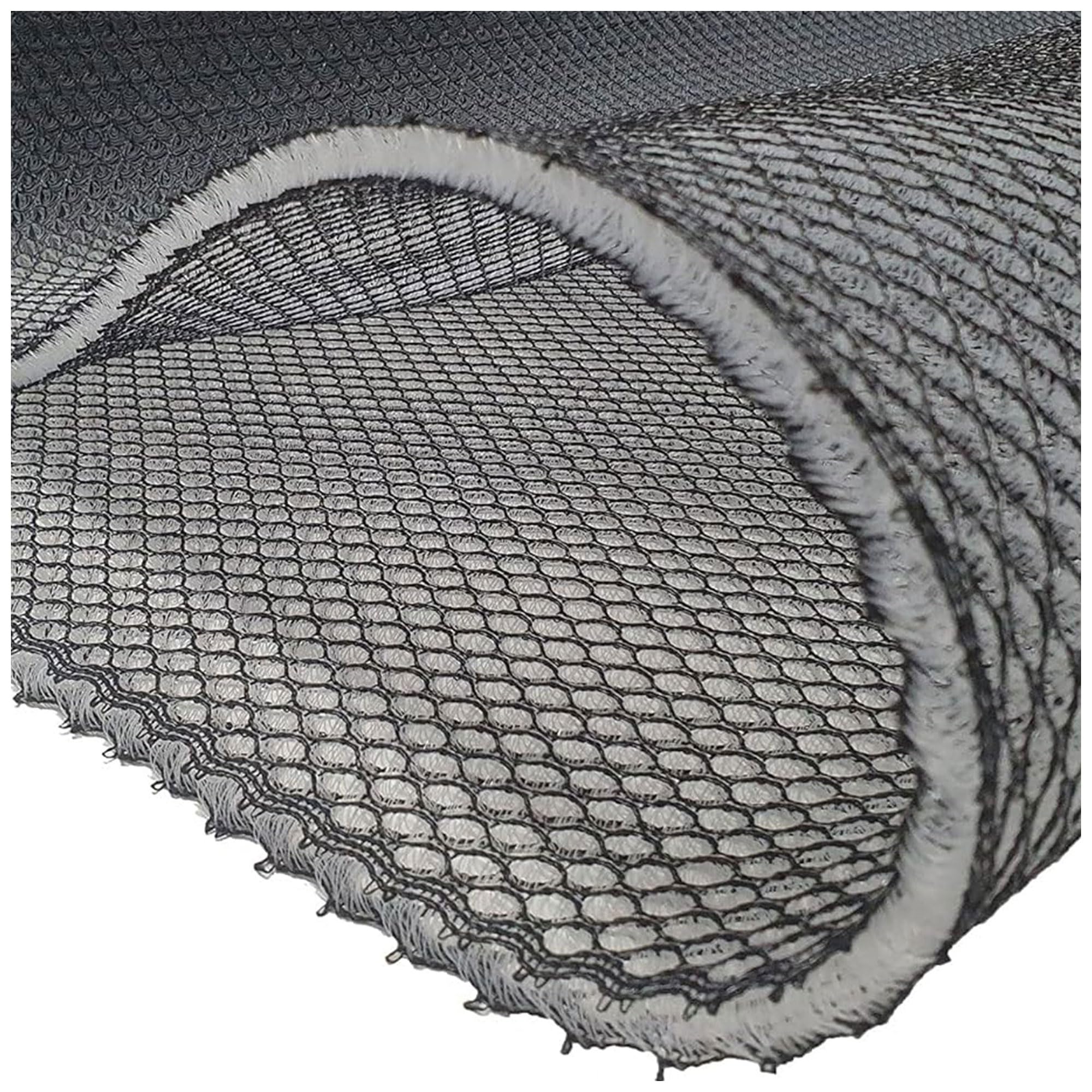 Malla de aire, 10 mm de carbono, 410 g/m², diferentes longitudes, 160 cm x 200 cm, precio base por m²: 17,31 €
