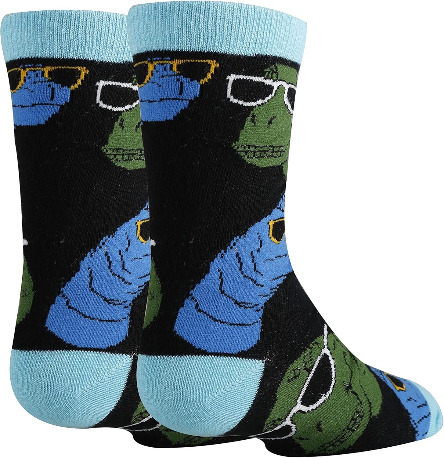 ooohyeah Kid's Novelty Cute Animals Crew Socks, Funny Crazy Silly Cool Casual Dress Socks for Boy and Girl, Size 1-5 - Image 2